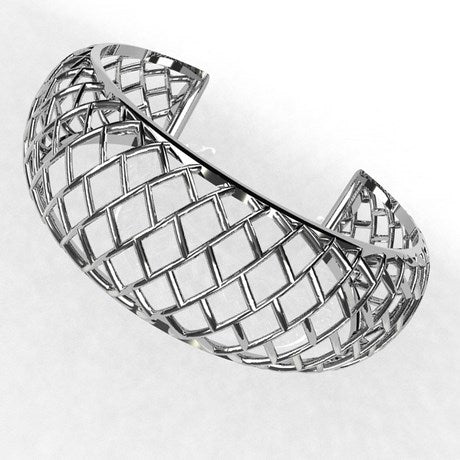 Bracelet Manchette En Or 18 Carats - 84,38 Grammes - Occasion