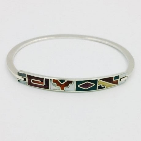 Bracelet jonc pierres fines