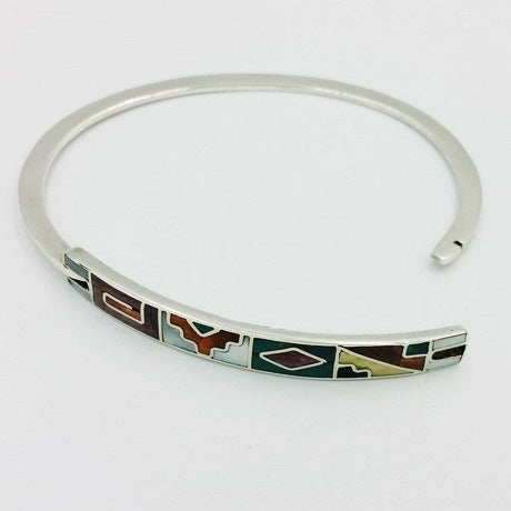 Bracelet jonc pierres fines