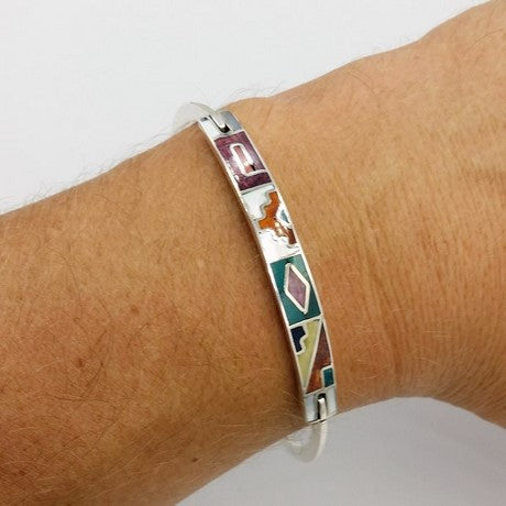 Bracelet jonc pierres fines