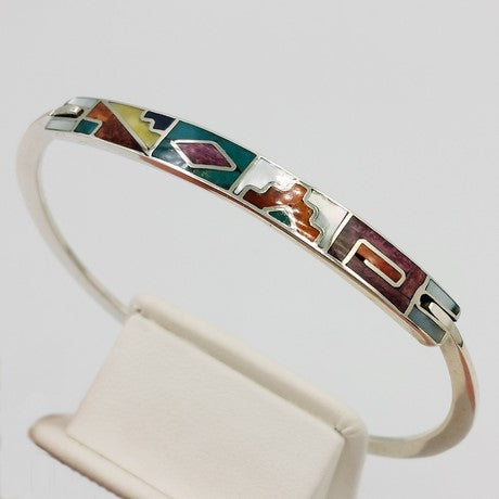 Bracelet jonc pierres fines