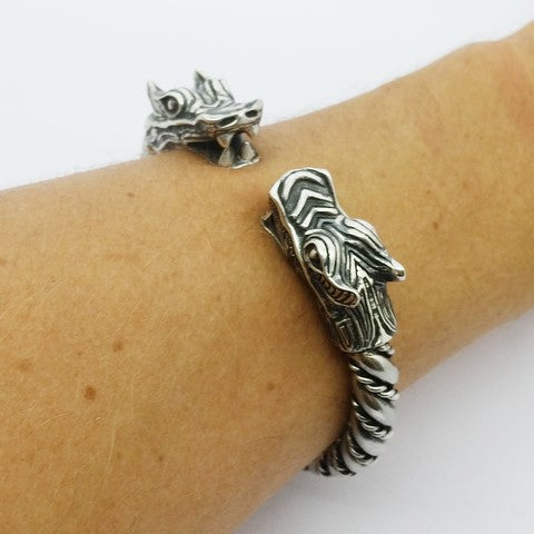 bracelet viking en argent