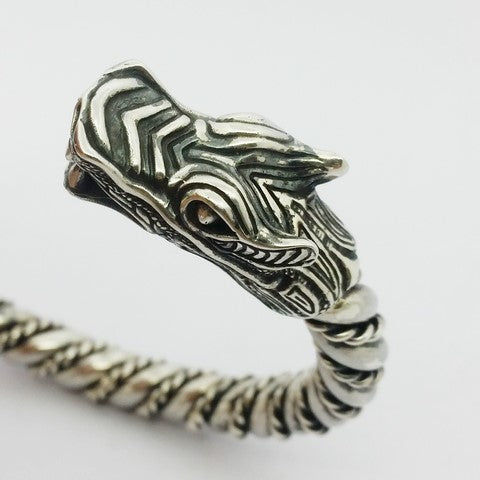bracelet viking en argent