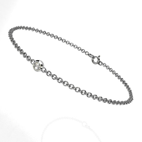 Or blanc 18 carats