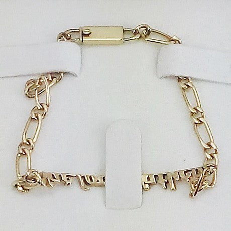 Gourmette pour Femme Personnalisable en Or