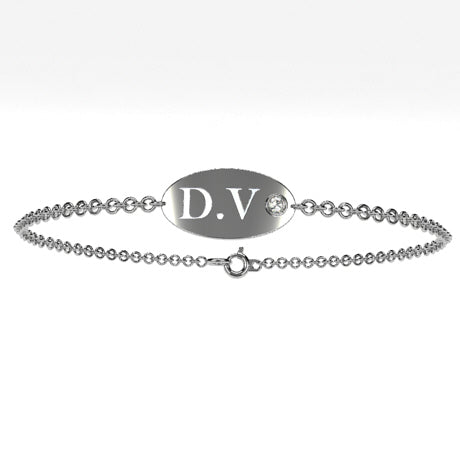 Or blanc 18 carats