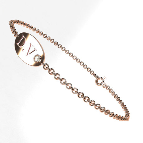 Or rose 18 carats