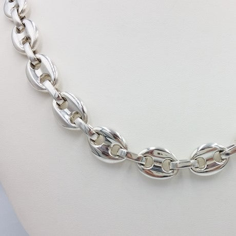 Chaine Argent Homme Grosse Maille 60 cm