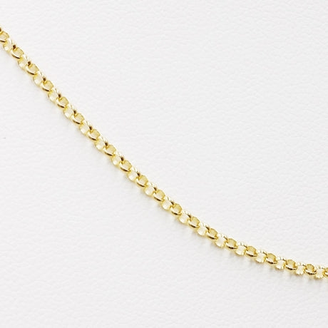 Or jaune 18 carats - Chaîne jaseron 2 mm
