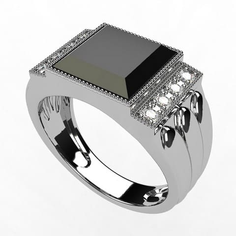 Or blanc 18 carats