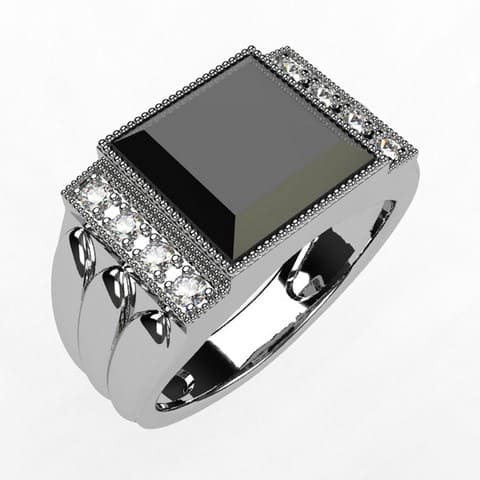 Or blanc 18 carats