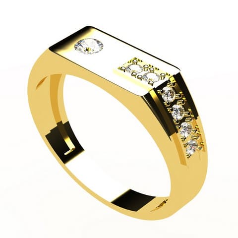 Or jaune 18 carats - Diamants