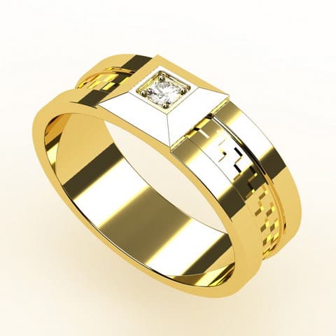 Chevalière homme or et diamant clearance