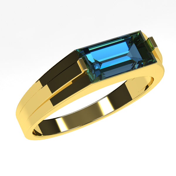 Bague topaze homme clearance