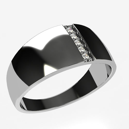 Or blanc 18 carats