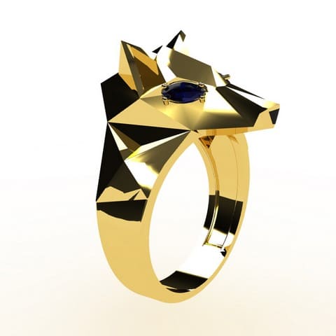 Chevalière Tête de Loup