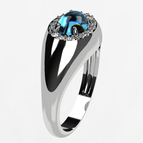 Or blanc 18 carats