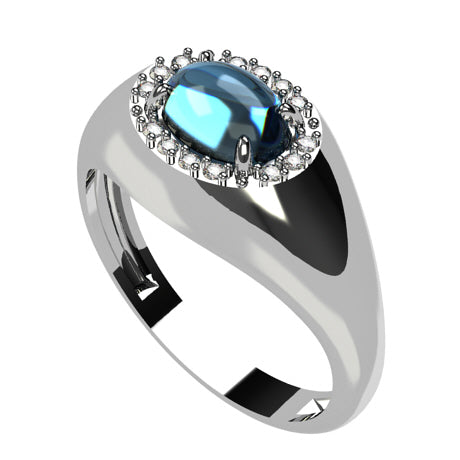 Or blanc 18 carats