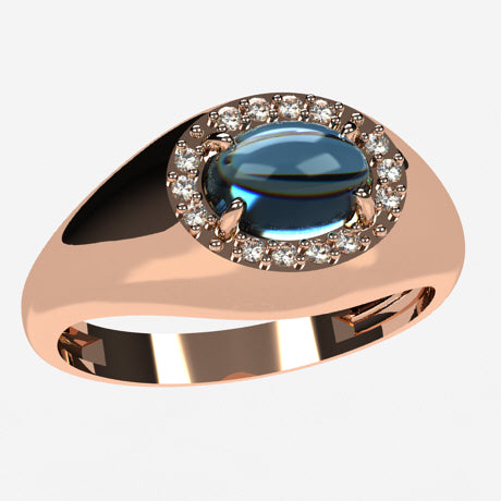 Or rose 18 carats