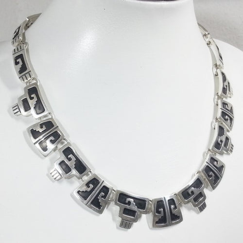 collier maya en argent pour femme