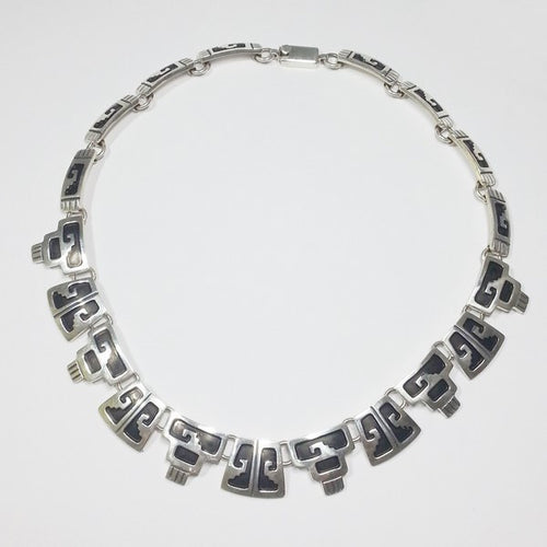 collier maya en argent pour femme