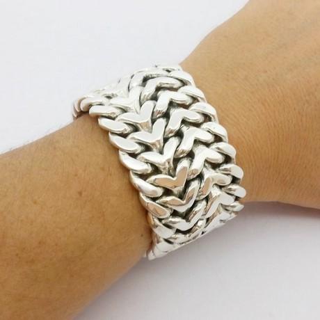 Gros bracelet argent christophe