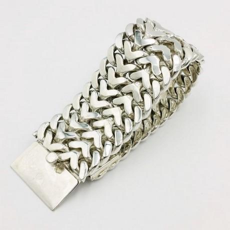 Gros bracelet argent christophe