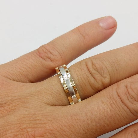 Grosse Alliance en Or pour Homme