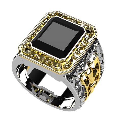 Argent 925 et Or jaune 18 carats