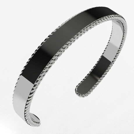 Bracelet jonc en argent 925 malgache pour homme – Ma boutique