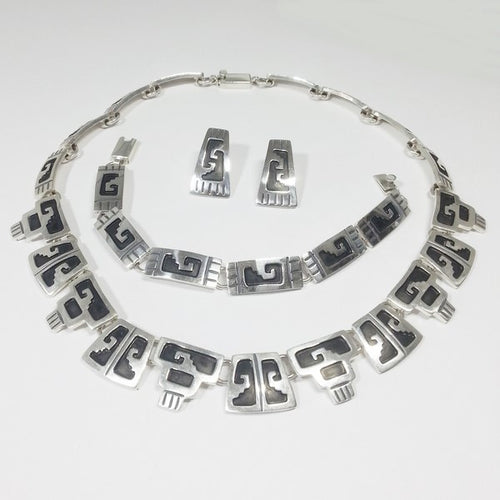 collier maya en argent pour femme