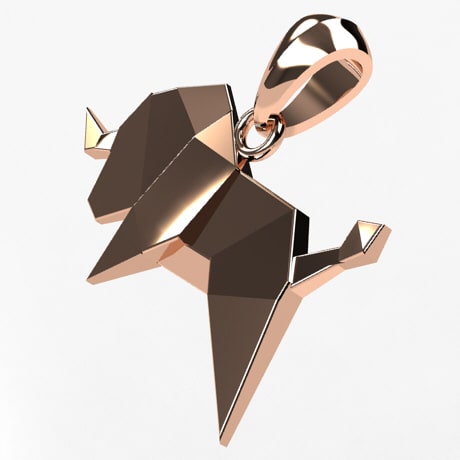 Or rose 18 carats