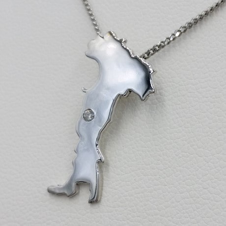 Or blanc 18 carats - Avec Diamant