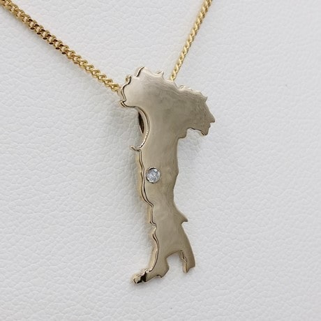 Or jaune 18 carats - Avec Diamant