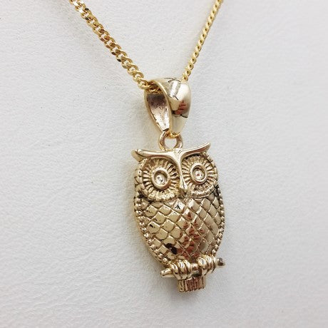 Collier Pendentif Chouette en Or ou Argent