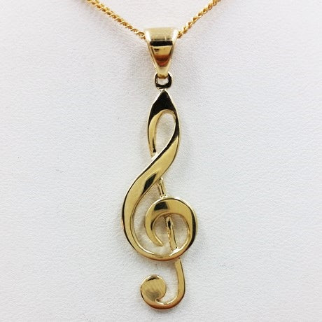 Broche Musique – Partition, Notes Et Clé De Sol, Acier Doré, Neuve Avec étiquettes