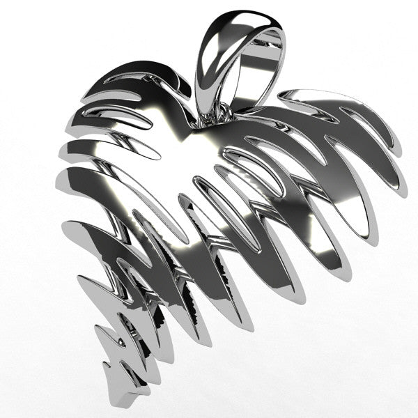 Pendentif Cœur En Or 18 Carats - Bijou Occasion - Or Jaune, Forme Cœur