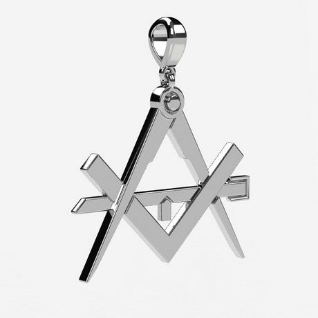 Compagnon Charpentier - Or blanc 18 carats