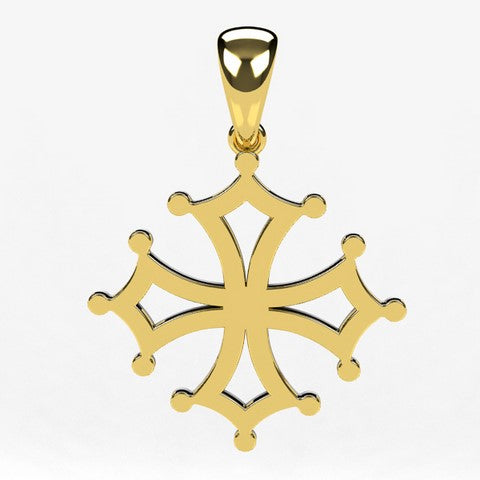 ACHETER PENDENTIF CROIX OCCITANE PLAQUE OR - CHAÎNE EN OPTION ACHETER PENDENTIF CROIX OCCITANE PLAQUE OR - CHAÎNE EN OPTION