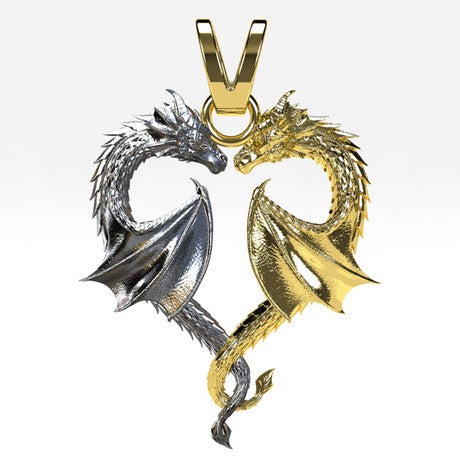 2 Pcs M Collier Pendentif Dragon Colliers Pour Femmes or Chaîne 2 Pcs M Collier Pendentif Dragon Colliers Pour Femmes or Chaîne