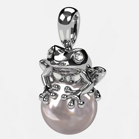 Pendentif Grenouille fabriqué par un atelier français