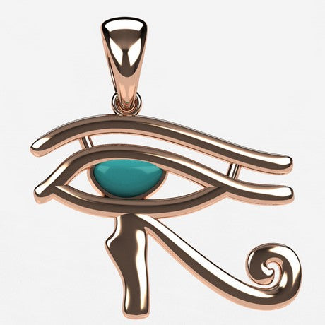 Or rose 18 carats - Turquoise