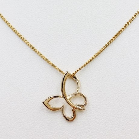 Bijoux Pendentif Papillon En Or Pendentif Papillon Doré émail