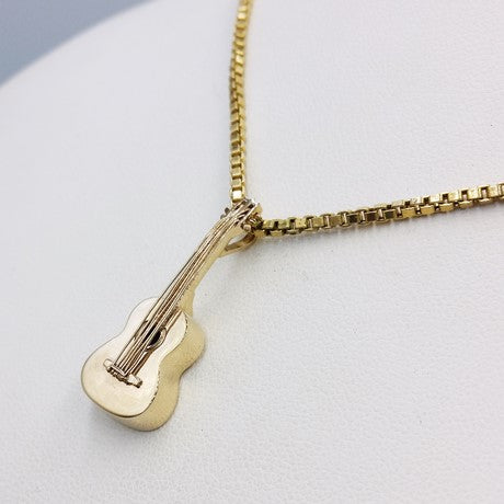 Pendentif Guitare en Or