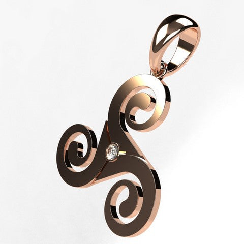 Or rose 18 carats
