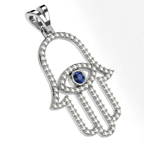 Diamants - Or blanc 18 carats