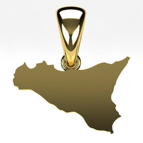 Pendentif Carte De La Sicile En Or 18k pendentif-carte-de-la-sicile-en-or-18k