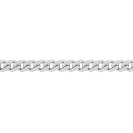 Gourmette - Or blanc 18 carats