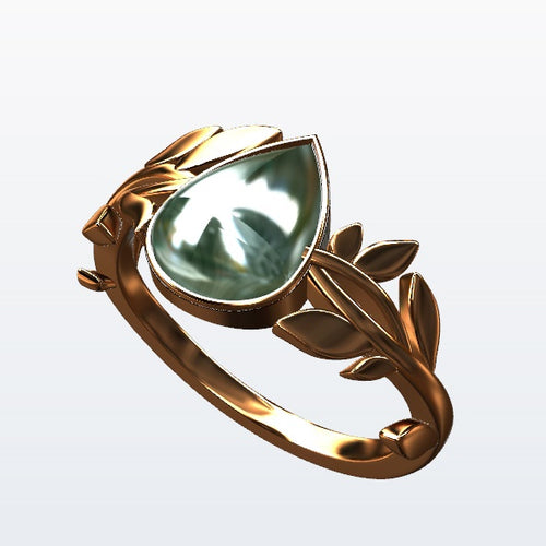 Bague labradorite