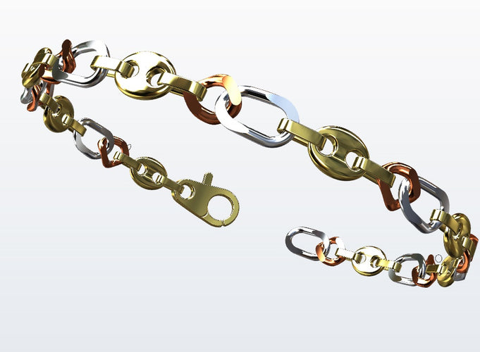 Bracelet 3 ors Homme